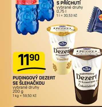 PUDINGOVÝ DEZERT SE ŠLEHAČKOU vybrané druhy 200 g