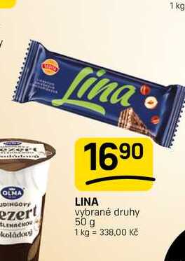 LINA vybrané druhy 50 g 