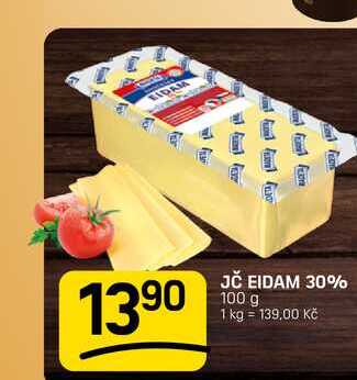 JČ EIDAM 30% 100 g