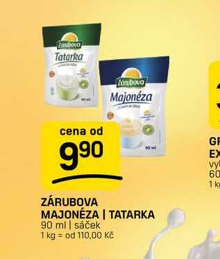 ZÁRUBOVA MAJONÉZA | TATARKA 90 ml | sáček