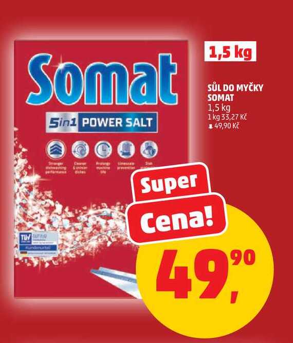 SŮL DO MYČKY SOMAT, 1,5 kg 