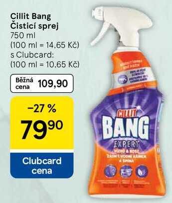 Cillit Bang Čisticí sprej, 750 ml Tesco