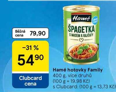 Hamé hotovky Family, 400 g 