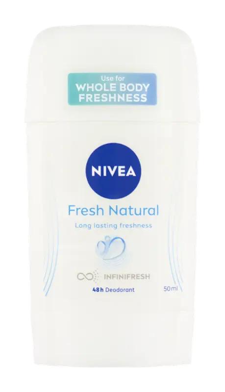 NIVEA Deodorant tuhý pro ženy Fresh Natural, 50 ml ROSSMANN