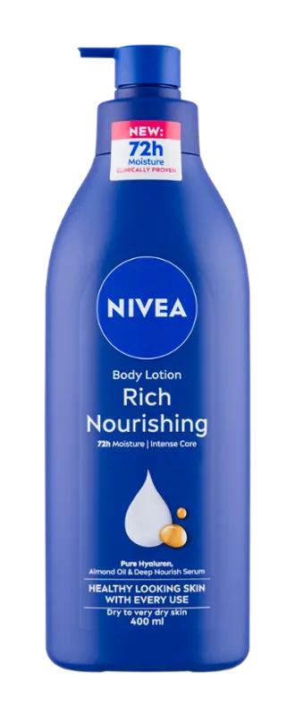 NIVEA Výživné tělové mléko Body Milk Rich Nourishing, 400 ml ROSSMANN