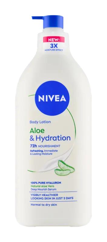 NIVEA Tělové mléko Aloe & Hydration, 625 ml