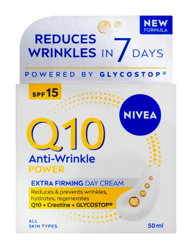 NIVEA Zpevňující denní krém proti vráskám Q10 Power SPF 15, 50 ml ROSSMANN