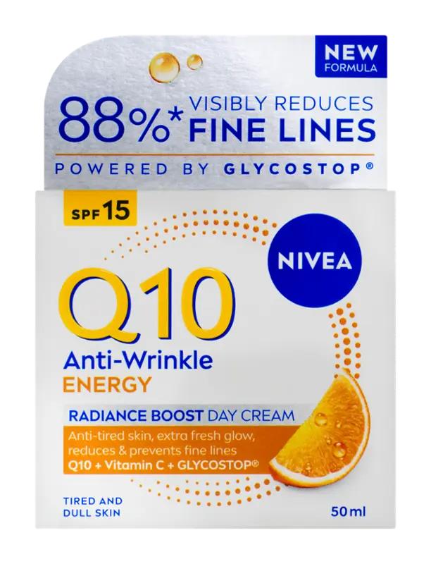 NIVEA Energizující denní krém proti vráskám Q10 Energy SPF 15, 50 ml ROSSMANN