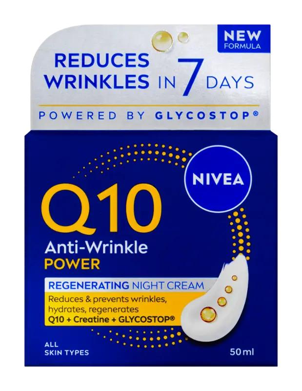 NIVEA Zpevňující noční krém proti vráskám Q10 Power, 50 ml