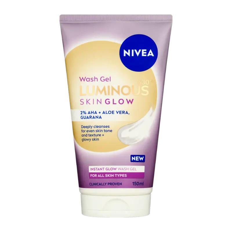 NIVEA Čisticí pleťový gel Luminous630 Skin Glow, 150 ml ROSSMANN