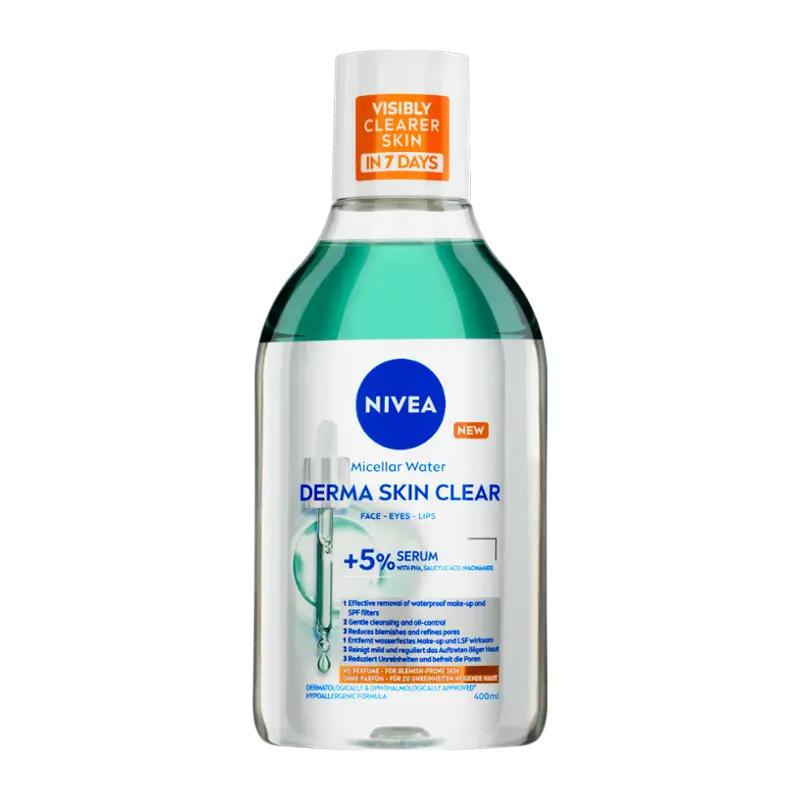 NIVEA Micelární voda Derma Skin Clear, 400 ml