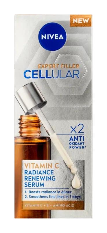 NIVEA Rozjasňující sérum Cellular Expert Filler s vitamínem C, 30 ml