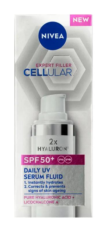 NIVEA Denní UV sérum fluid Cellular Expert Filler SPF50+, 30 ml ROSSMANN