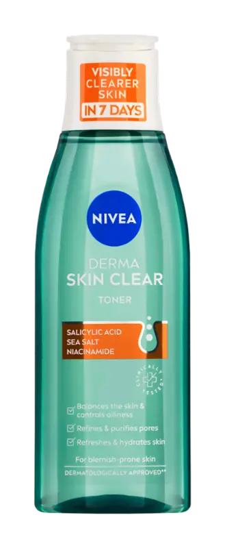 NIVEA Čisticí pleťová voda Derma Skin Clear, 200 ml ROSSMANN