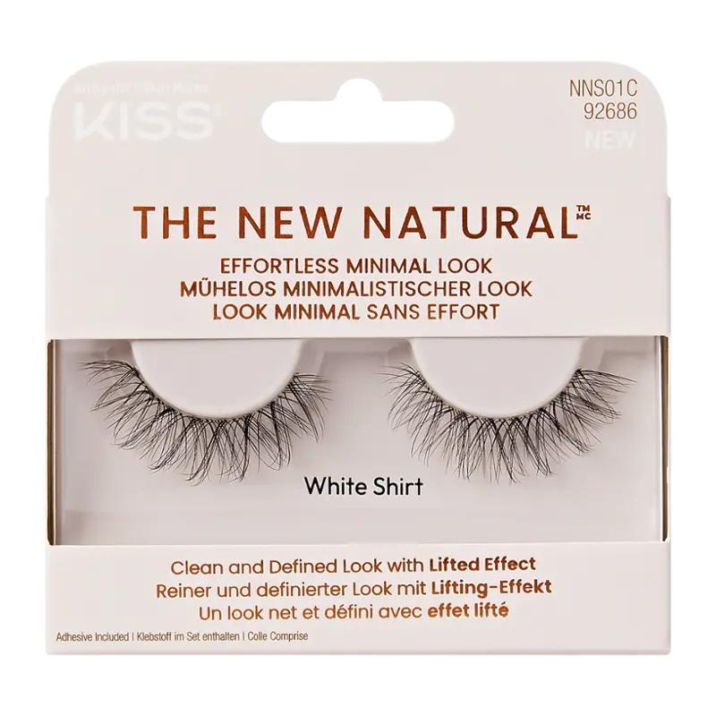 KISS Umělé řasy The New Natural White shirt, 1 ks ROSSMANN