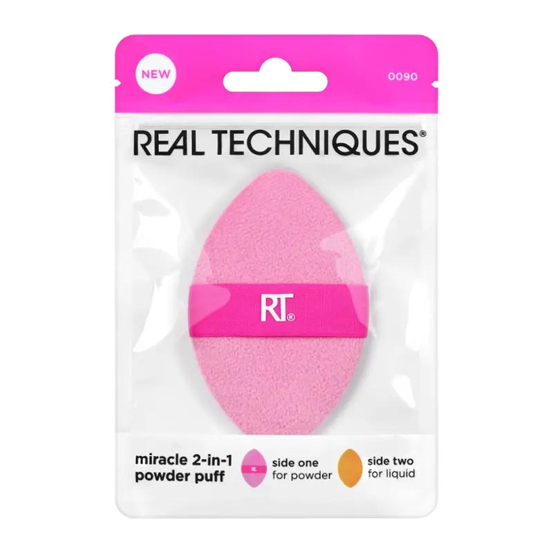 Real Techniques Houbička na make-up a pudr Powder Puff, 1 ks ROSSMANN