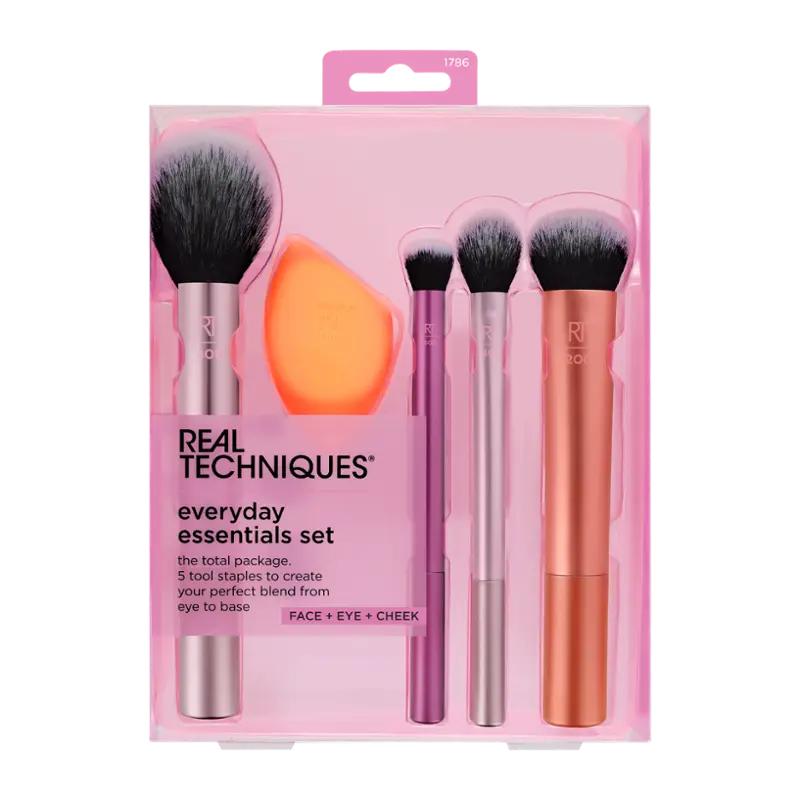 Real Techniques Sada štětců Everyday Essentials, 1 ks