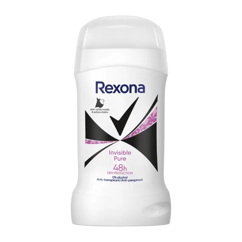 Rexona Antiperspirant tuhý pro ženy Invisible Pure, 50 ml ROSSMANN