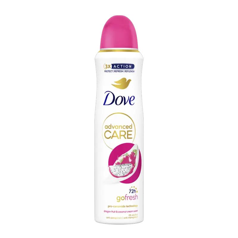 Dove Antiperspirant sprej pro ženy Advanced Protection Dragonfruit & Coconut Cream, 150 ml ROSSMANN