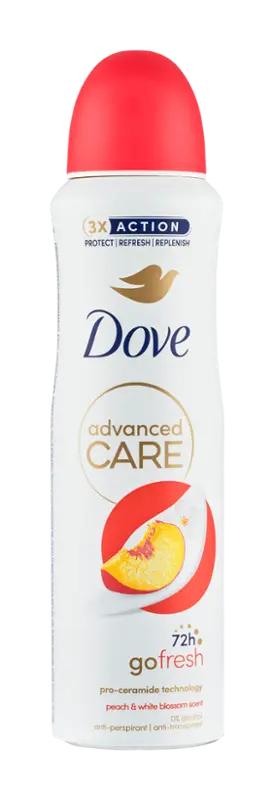 Dove Antiperspirant sprej pro ženy Advanced Care Broskev, 150 ml ROSSMANN