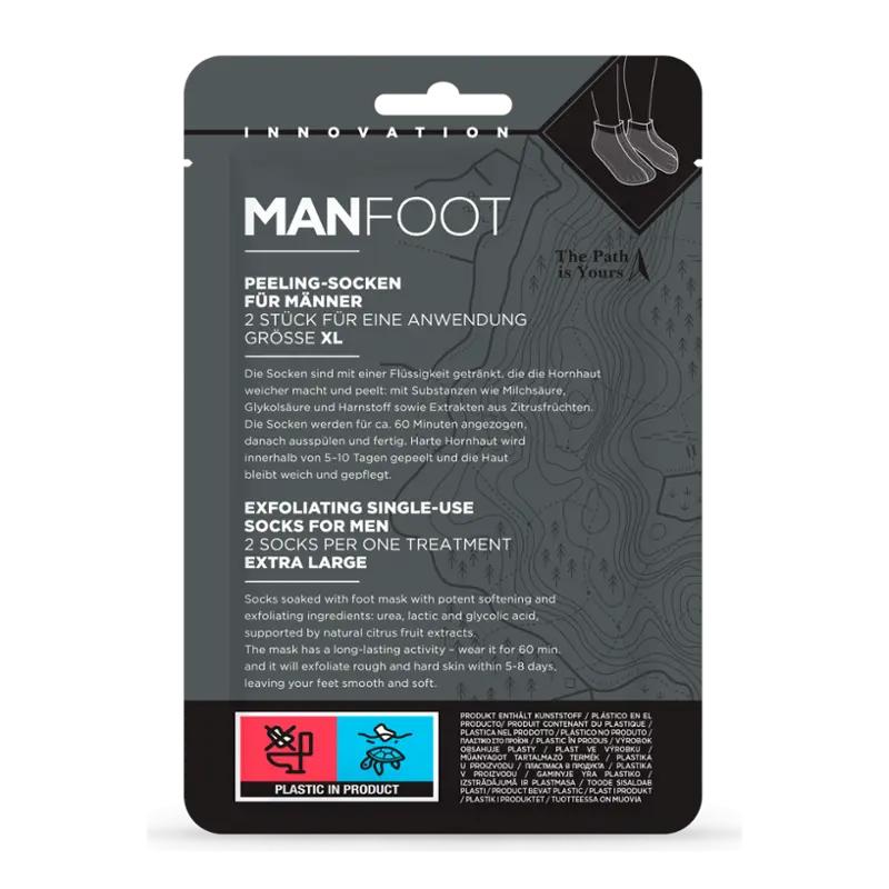 She Laboratories Exfoliační maska na nohy pro muže ManFoot, 1 ks ROSSMANN