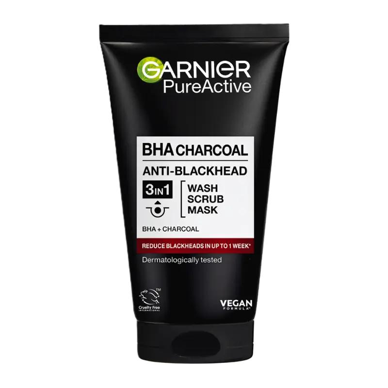 Garnier Čisticí maska PureActive Charcoal 3v1, 150 ml ROSSMANN