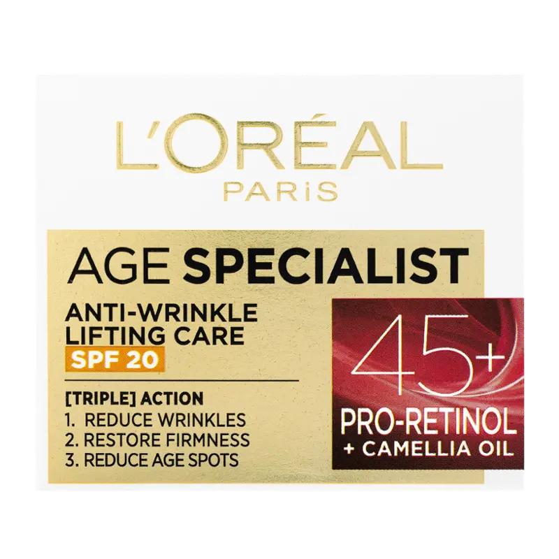 L'Oréal Denní krém Age Specialist 45+ SPF 20, 50 ml ROSSMANN