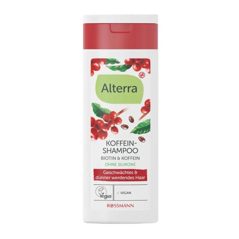 Alterra Naturkosmetik Šampon s kofeinem a biotinem, 200 ml