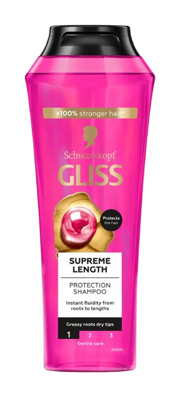 Gliss Šampon Supreme Length pro dlouhé vlasy, 400 ml ROSSMANN