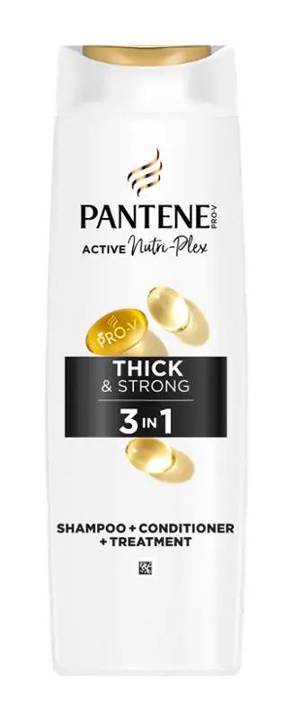Pantene Šampon Pro-V Thick & Strong 3v1 Active Nutri-Plex, 325 ml ROSSMANN