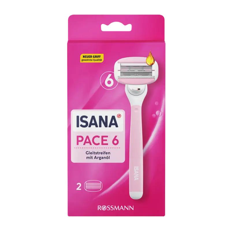 ISANA Dámský holicí strojek Pace se 6 břity, 1 ks ROSSMANN