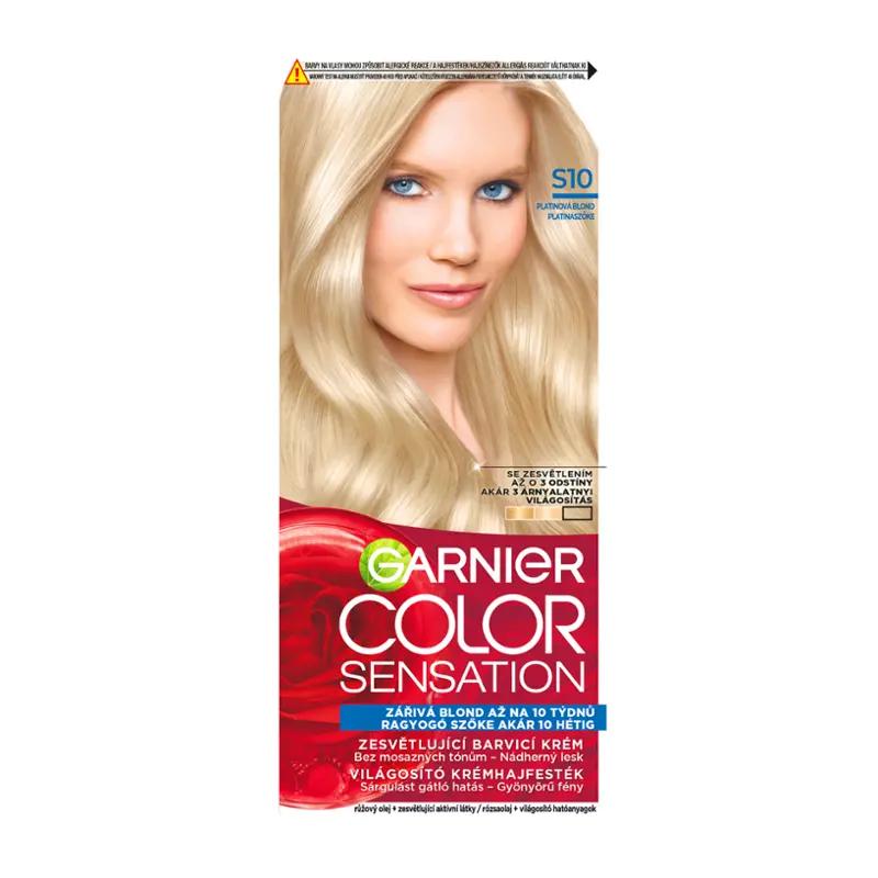 Garnier Barva na vlasy Color Sensation S10 platinová blond, 1 ks ROSSMANN