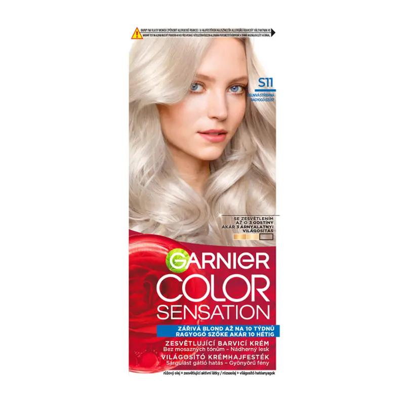 Garnier Barva na vlasy Color Sensation S11 oslnivá stříbrná, 1 ks ROSSMANN