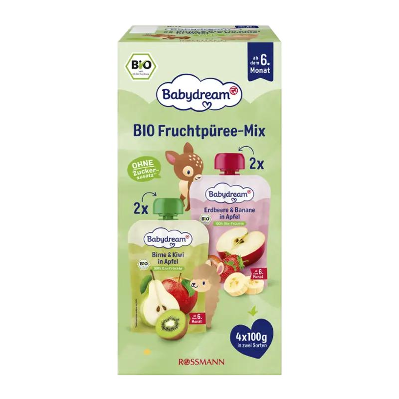 Babydream BIO Ovocné příkrmy Mix, 360 g ROSSMANN