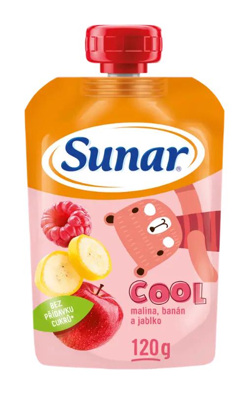 Sunar Ovocná kapsička Cool malina, banán a jablko, 120 g ROSSMANN
