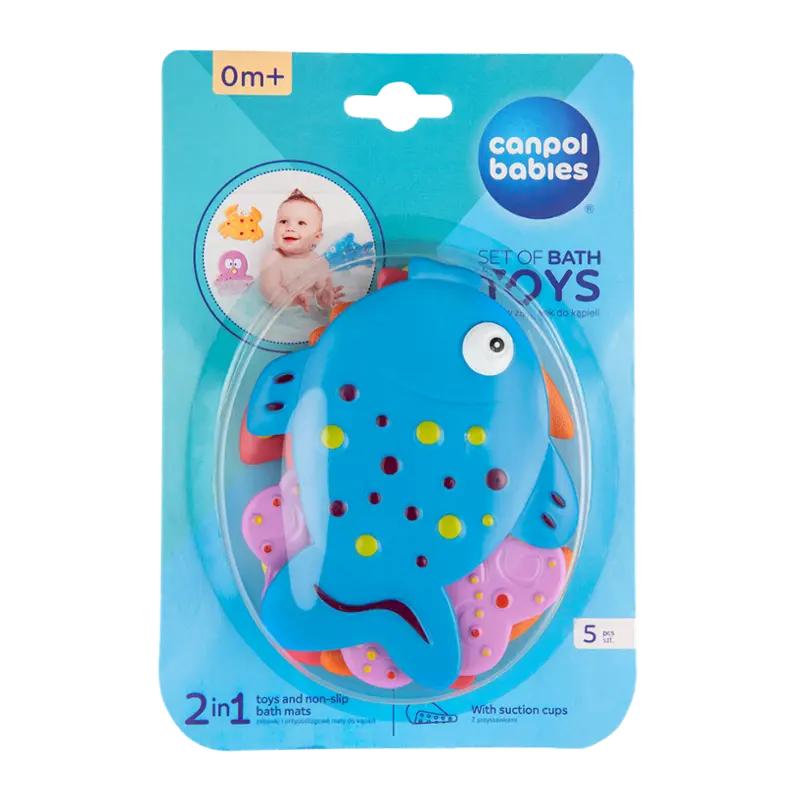 Canpol babies Mini protiskluzové podložky do vany, 5 ks
