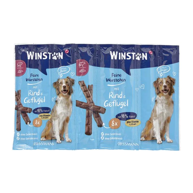 Winston Pochoutka pro psy Párečky s kuřecím a hovězím, 88 g
