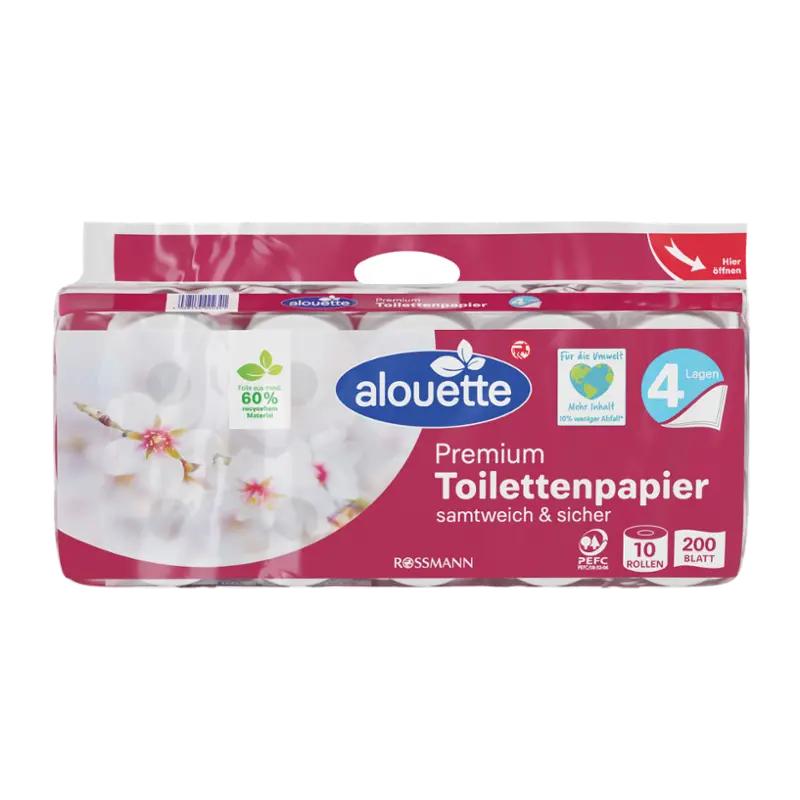 Alouette Toaletní papír Premium 4vrstvý, 246 m ROSSMANN