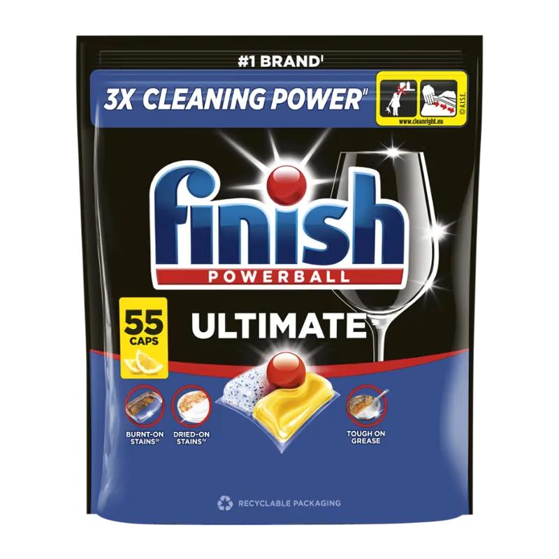 Finish Tablety do myčky Ultimate Lemon, 55 ks