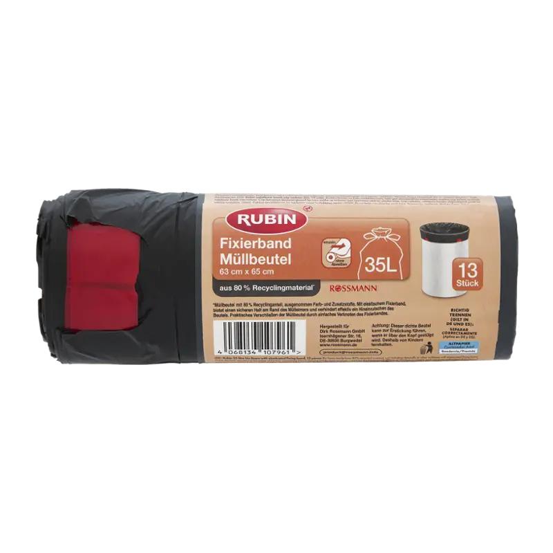 RUBIN Pytle na odpad s elastickým lemem 35L, 13 ks