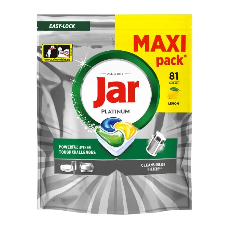 Jar Tablety do myčky Platinum All in One Lemon, 81 ks ROSSMANN