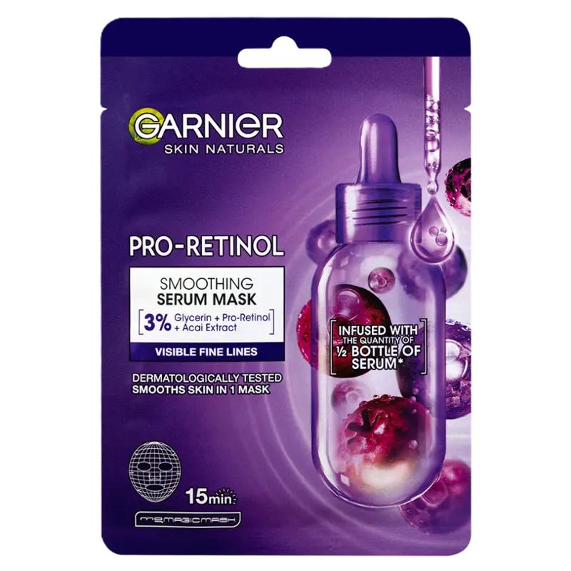 Garnier Vyhlazující sérum textilní maska s Pro-Retinolem, 22 g