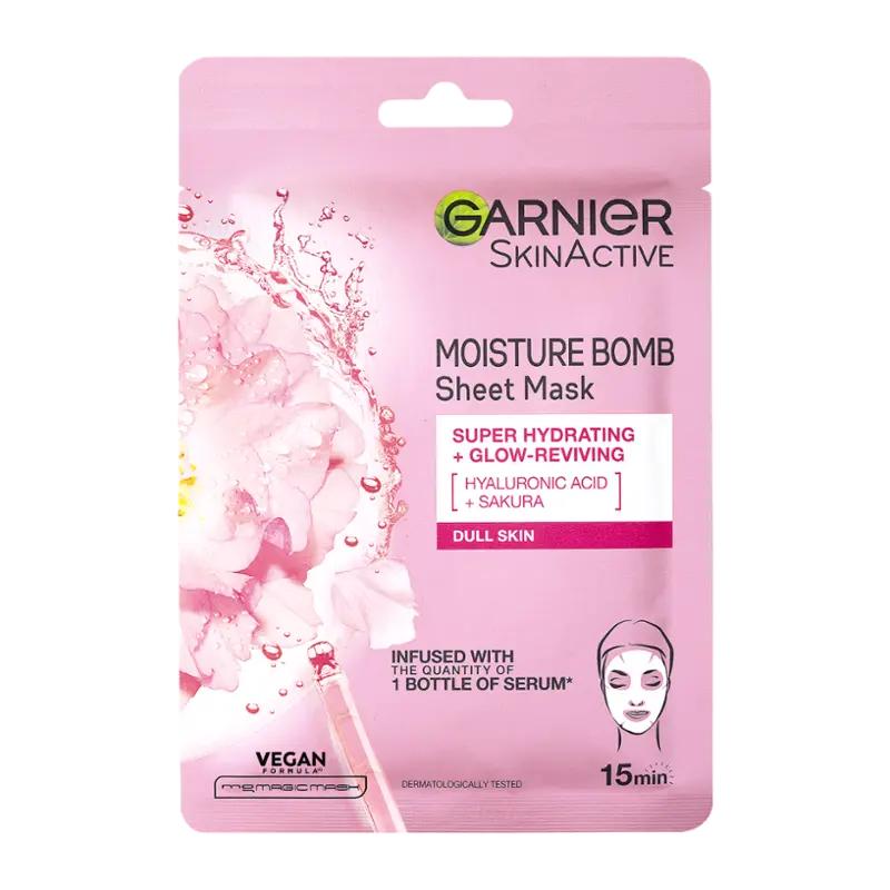 Garnier Hydratační textilní maska s extraktem sakury, 1 ks
