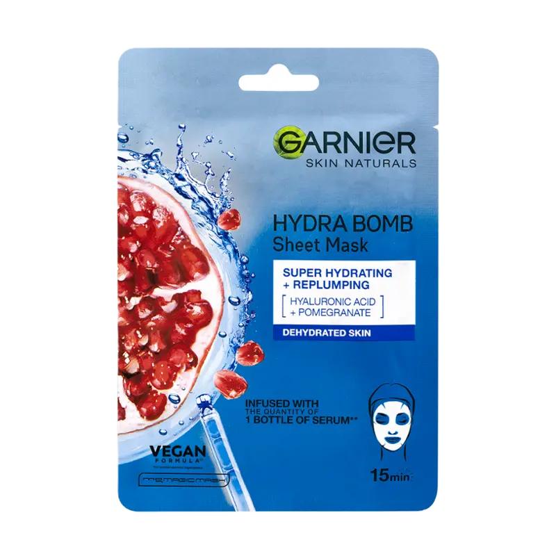 Garnier Hydratační pleťová maska s granátovým jablkem, 1 ks