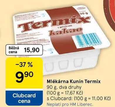 Mlékárna Kunín Termix, 90 g 