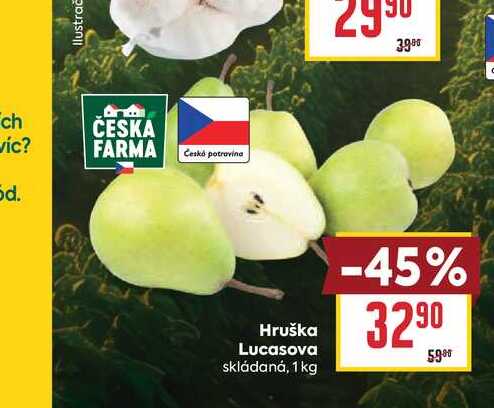Hruška Lucasova skládaná, 1 kg