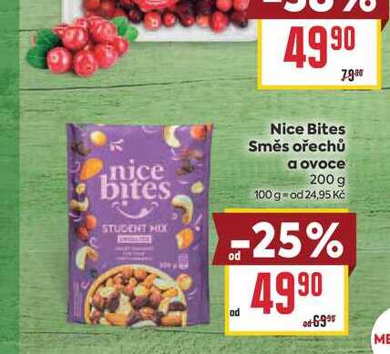 Nice Bites Směs ořechů a ovoce 200 g