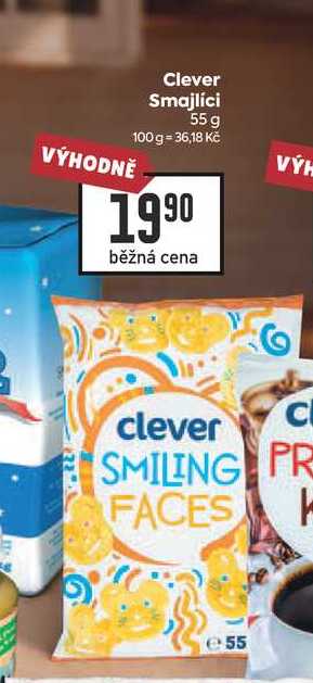 Clever Smajlíci 55 g
