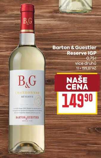 Barton & Guestier Reserve IGP 0,75l
