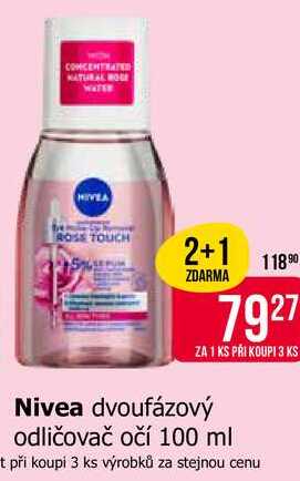 Nivea dvoufázový odličovač očí 100 ml Teta drogerie